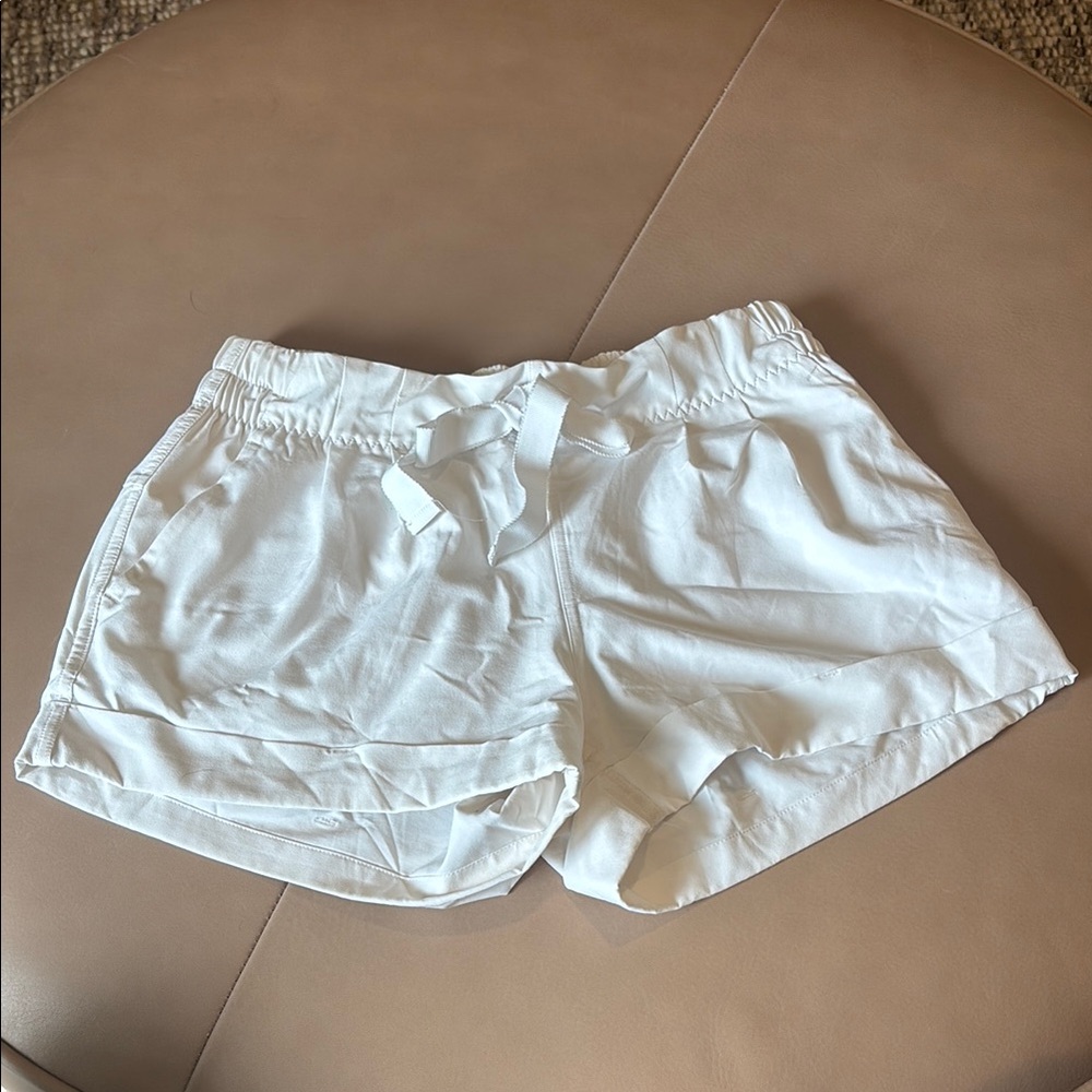 White Lululemon Shorts
